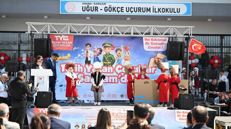 SARIÇAM’DA “TARİH YAZAN ÇOCUKLAR” COŞKUSU