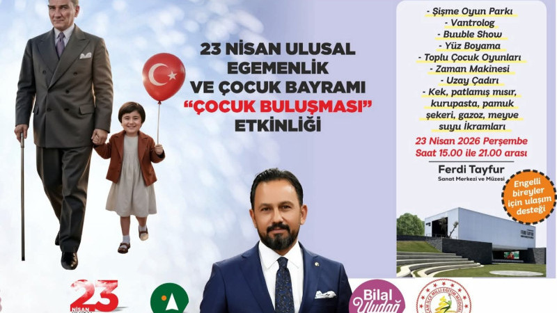 Çocuklar 23 Nisan’da Sarıçam da Buluşuyor