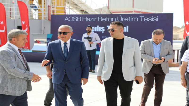 Adana OSB’de İkinci Beton Santrali Hizmete Girdi