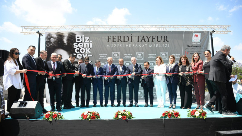 SARIÇAM BELEDİYESİ TARAFINDAN YAPILAN FERDİ TAYFUR MÜZESİ VE SANAT PARKI'NIN 1'İNCİ ETABI AÇILDI