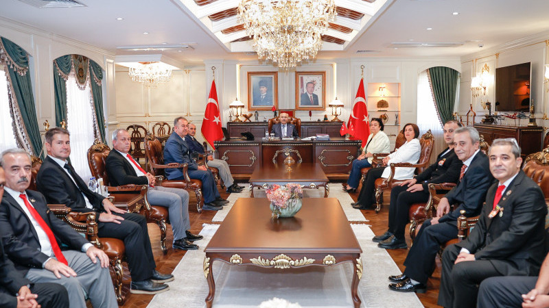 ŞEHİT VE GAZİ DERNEKLERİNDEN VALİ KÖŞGER’E “GAZİLER GÜNÜ” ZİYARETİ