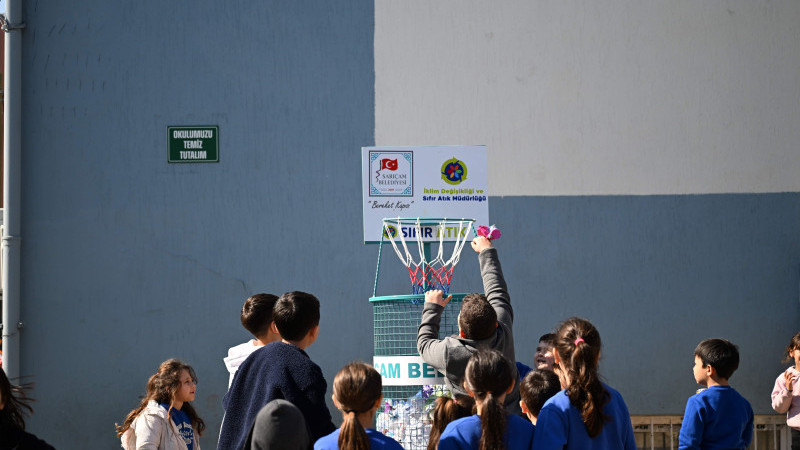 SARIÇAM’DA GERİ DÖNÜŞÜME “POTALI” ÇÖZÜM