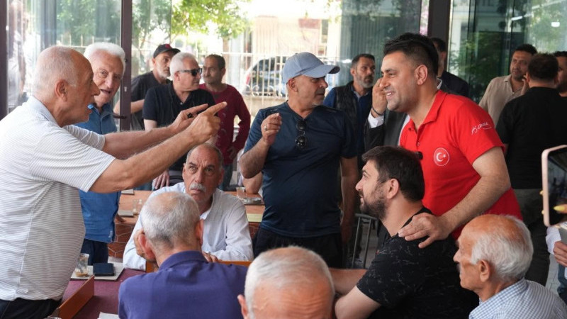 BAŞKAN KOZAY MAHALLE SOKAK SOKAK GEZDİ